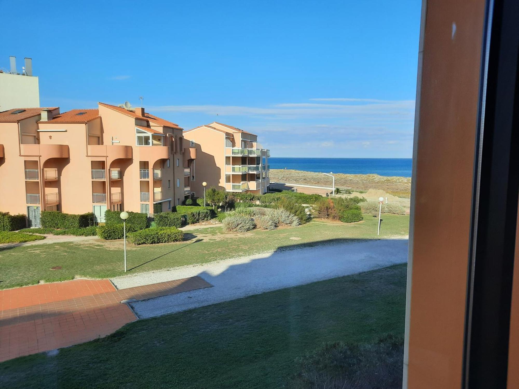 Appartement Vue Mer, Acces Direct Plage, Parking Privatif เลอบาร์กาแรส ภายนอก รูปภาพ